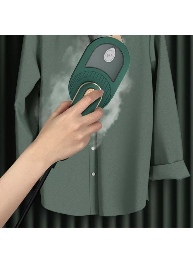 جهاز بخار وكي الملابس المحمول والقابل للطي - تسخين سريع خلال 30 ثانية، قلب قوي بقدرة 40 واط، لوحة كبيرة لإزالة التجاعيد بسرعة، تسخين ثلاثي الأبعاد، مكواة خفيفة للسفر للمنزل والسفر والمكتب - Image 1